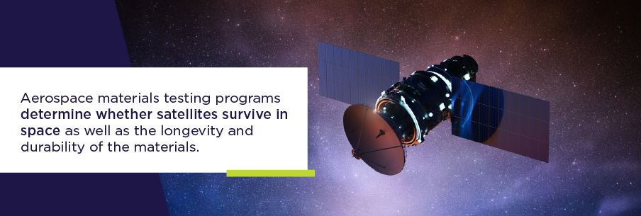 space satellite testing